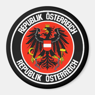 Imã Áustria Round Emblem