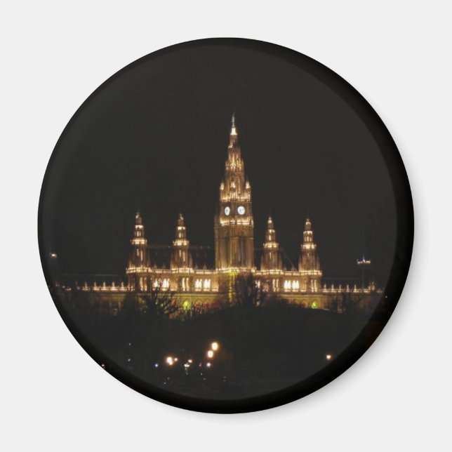 Imã Áustria: Viena à noite (Frente)