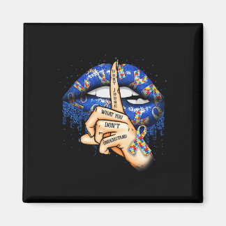 Imã Autism Lips Autism Mom 