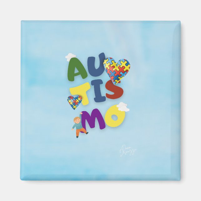 Imã Autismo (Frente)