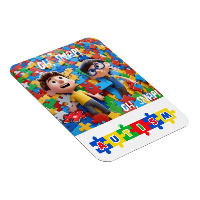 Ímã Autismo (Lado Direito)