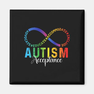 Imã Autismo Advertência Aceitação Infinidade Símbolo A