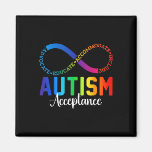Imã Autismo Advertência Aceitação Infinidade Símbolo A
