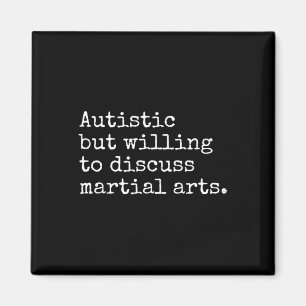 Imã Autismo Aspie Karate Kung Fu Autista Marcial A