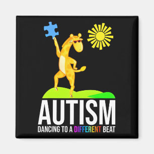 Imã Autismo Dançando A Um Diferente Beat Divertido Sen