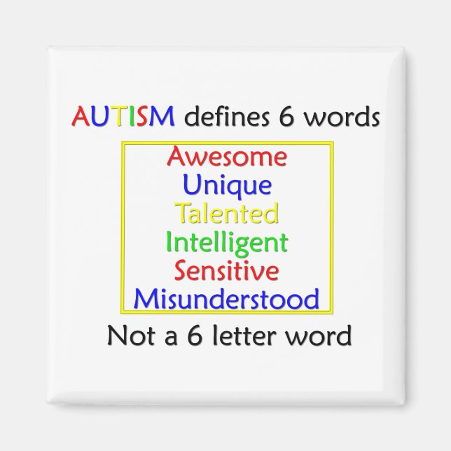 Imã Autismo Define (Frente)