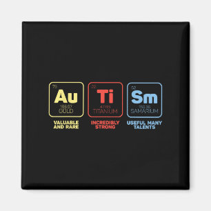 Imã Autismo Elemento Conscientista Mês Crianças Autist