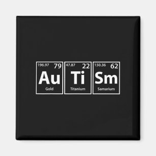 Imã Autismo Engraçado (au Ti Sm) Ortografia de Element