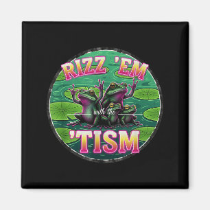 Imã Autismo Engraçado Rizz Em Com O Meme do Sapo Tism