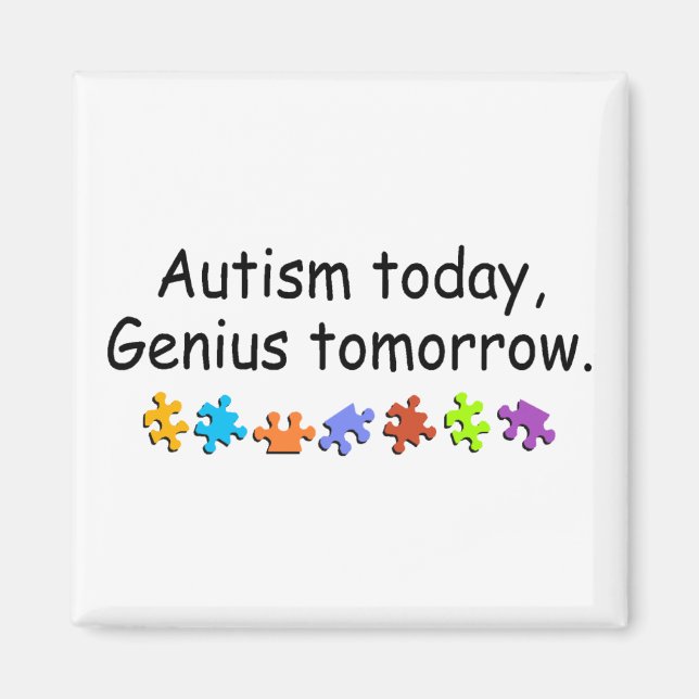 Imã Autismo hoje Gênio Amanhã (Frente)