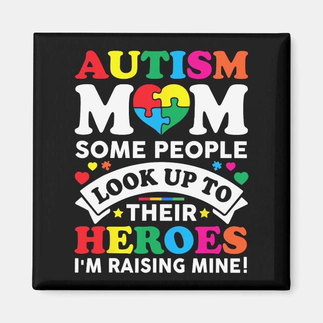 Imã Autismo Mãe Algumas Pessoas Olham Para Os Seus Her (Frente)