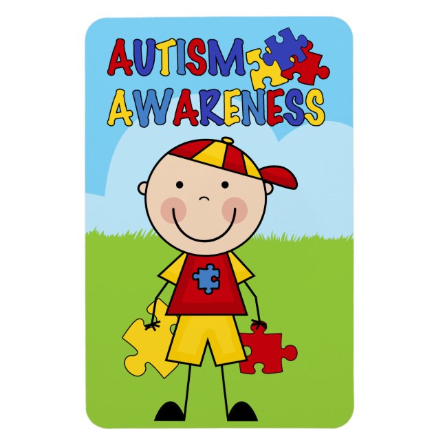 Ímã Autismo Magnet (Vertical)
