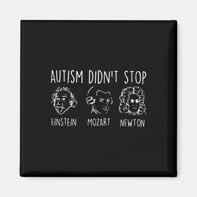 Imã Autismo não parou a Design (Frente)