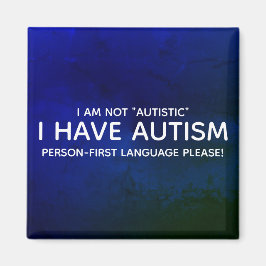 Imã Autismo Pessoa Primeiro