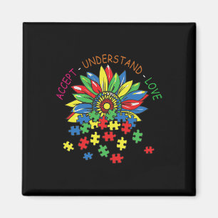 Imã Autismo Sensibilização Aceite Compreender Amor Com