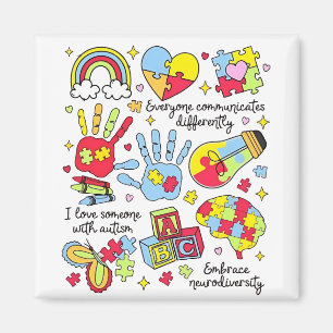 Imã Autismo Sensibilização Adotar Diversidade Neuro In