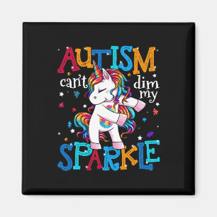 Imã Autismo Sensibilização Crianças Unicórnio Para Aut