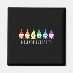 Imã Autismo Sensibilização Gnomo Neurodiversity Oferec