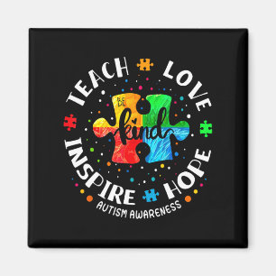 Imã Autismo Sensibilização Professora Camisa Autismo S