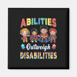 Imã Autismo Sensibilização Rapazes Supera as Deficiênc