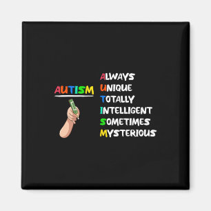 Imã Autismo Único Totalmente Inteligente Às Vezes Mist