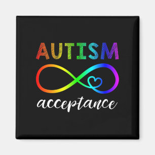 Imã Autismo - Vermelho Em Vez De Inifinidade - Aceitaç
