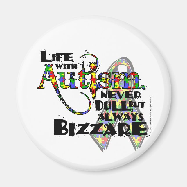 Imã AutismTShirt (Frente)