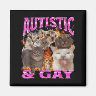 Imã Autista E Gay Desenho Engraçado De Gato Meme Cópia