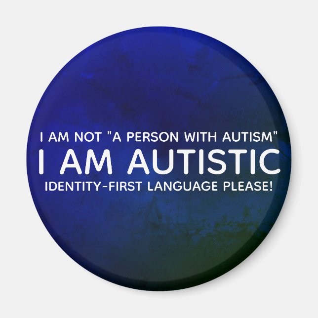 Imã Autista Identidade-Próxima (Frente)