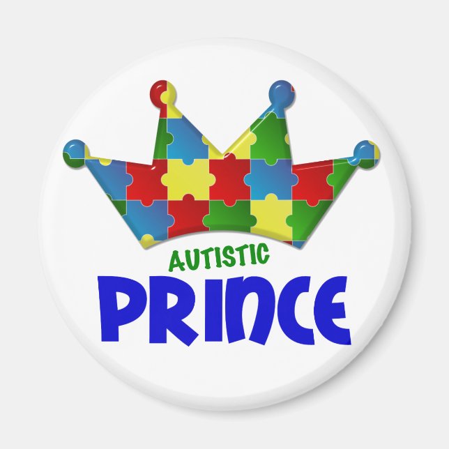 Imã Autista Príncipe 1 AUTISMO (Frente)