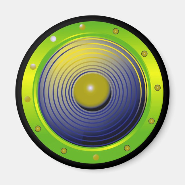 Imã AUTO-FALANTE de MÚSICA (Frente)