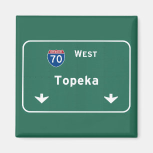 Imã Autoestrada da estrada nacional dos ks do Topeka