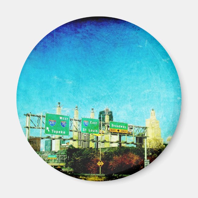 Imã Autoestrada Kansas City (Frente)