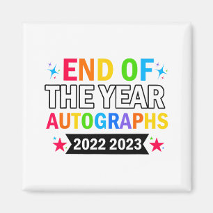 Imã Autográficos Do Ano 2023 2024 Último Dia Da Escola