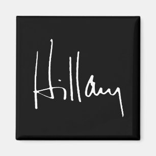 IMÃ AUTÓGRAFO DE HILLARY CLINTON - .PNG