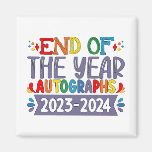 Imã Autógrafos de Fim de Ano 2024 Último Dia de Aula
