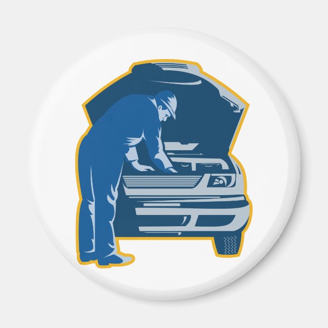 Imã automóvel de reparação mecânica (Frente)