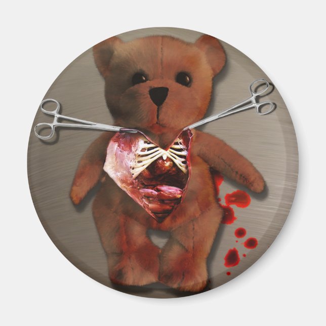Imã Autópsia do T. Bear Magnet (Frente)