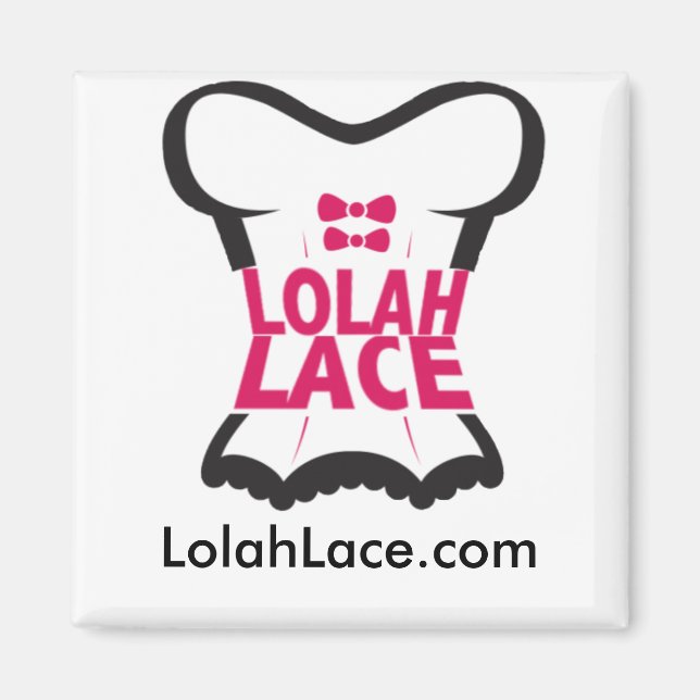 Imã Autor Lolah Lace Magnet (Frente)