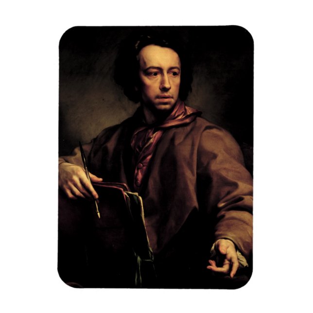 Ímã Autorretrato, 1773 (óleo no painel) (Vertical)