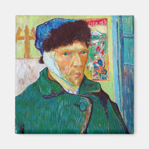 Imã Autorretrato com um ouvido dobrado, Van Gogh