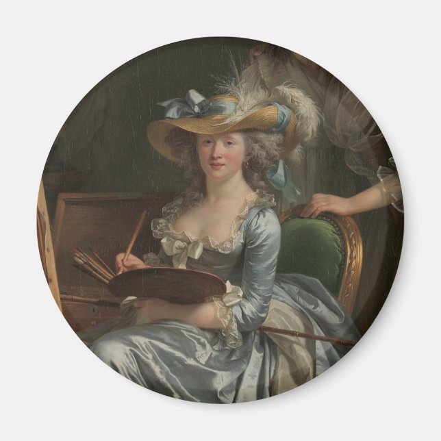 Imã Autorretrato da Artista Adélaïde Labille-Guiard (Frente)