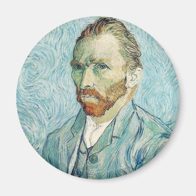 Imã Autorretrato de Vincent Van Gogh (Frente)