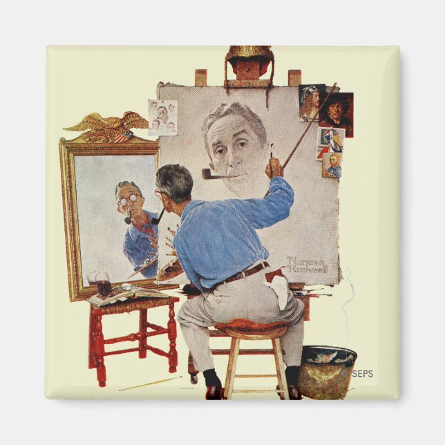 Imã Autorretrato Triplo (Frente)