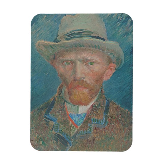 Ímã Autorretrato, Vincent van Gogh (Vertical)