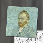 Imã Autorretrato | Vincent Van Gogh<br><div class="desc">Autorretrato (1889) do artista poste-impressionista holandês Vincent Van Gogh. Van Gogh frequentemente se usou como modelo para praticar pintura artística. Este foi o último de seus muitos autorretratos,  pintados apenas meses antes de sua morte. 

Use as ferramentas de design para adicionar texto personalizado ou personalizar a imagem.</div>