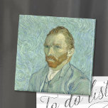 Imã Autorretrato | Vincent Van Gogh<br><div class="desc">Autorretrato (1889) do artista poste-impressionista holandês Vincent Van Gogh. Van Gogh frequentemente se usou como modelo para praticar pintura artística. Este foi o último de seus muitos autorretratos, pintados apenas meses antes de sua morte.
Use as ferramentas de design para adicionar texto personalizado ou personalizar a imagem.</div>