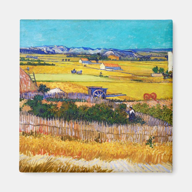 Imã Autumn Countryside, Van Gogh (Frente)