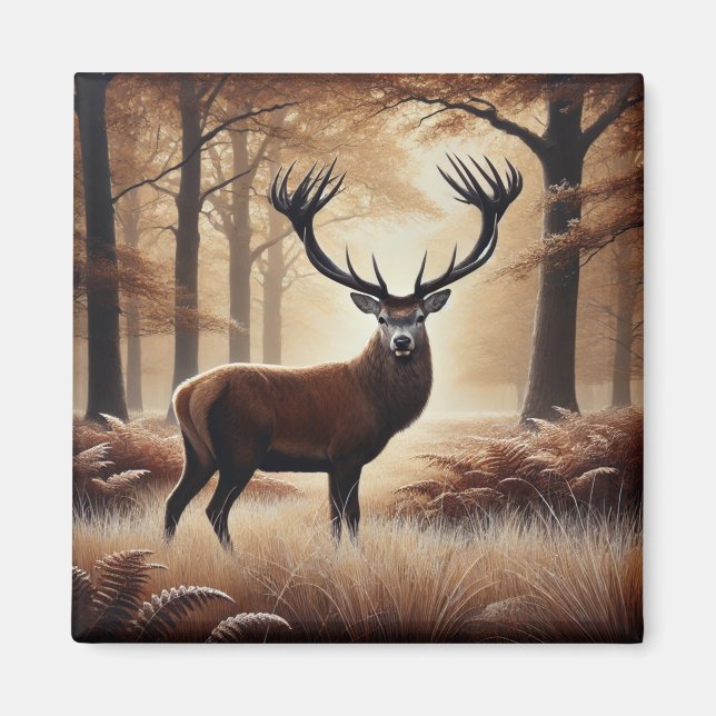 Imã Autumn Deer Magnet (Frente)
