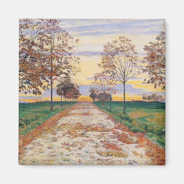 Imã Autumn Evening (por Ferdinand Hodler) (Frente)